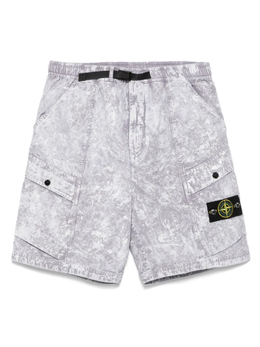 Stone Island: Серые шорты 