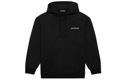 Balenciaga: Чёрная толстовка 