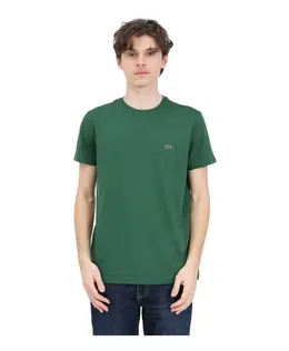 Lacoste: Зелёная футболка 