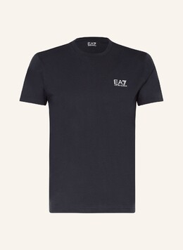 EA7 Emporio Armani: Синяя футболка 