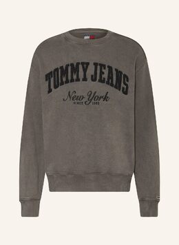 Tommy Jeans: Коричневая толстовка 