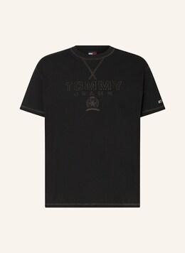 Tommy Jeans: Чёрная футболка 
