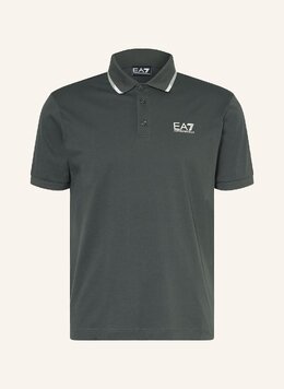 EA7 Emporio Armani: Рубашка цвета хаки 