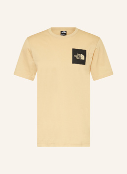 The North Face: Бежевая футболка 