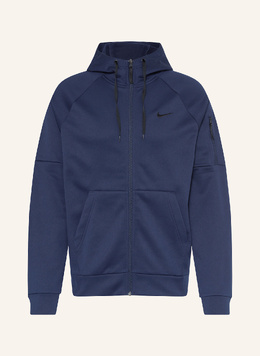 Nike: Синяя куртка  Therma
