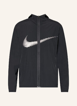 Nike: Чёрная куртка  Dri FIT
