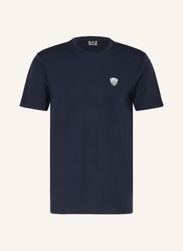 EA7 Emporio Armani: Синяя рубашка 