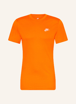 Nike: Оранжевая футболка 