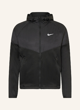 Nike: Чёрная куртка 