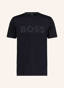 BOSS: Чёрная футболка 