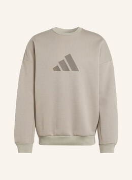 Adidas: Серый свитшот 