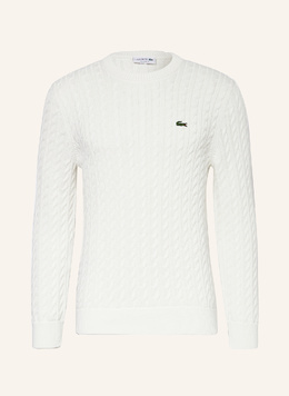 Lacoste: Белый свитер 