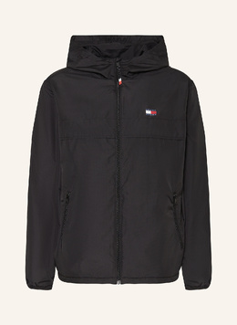 Tommy Jeans: Чёрная куртка 