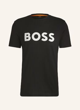 BOSS: Чёрная футболка 
