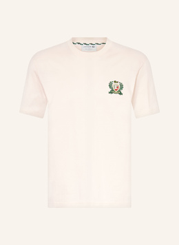 Lacoste: Бежевая футболка 