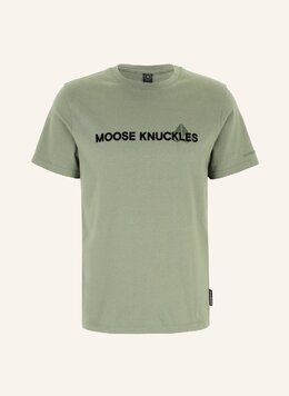 Moose Knuckles: Зелёная футболка 