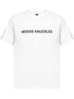 Moose Knuckles: Белая футболка 