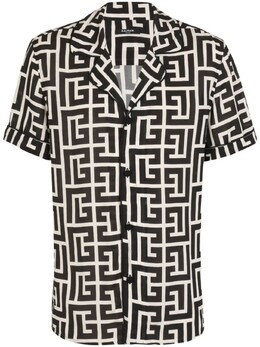 Balmain: Рубашка с коротким рукавом 