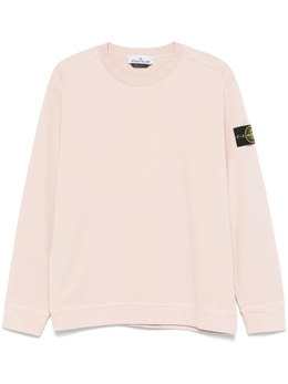 Stone Island: Розовая толстовка  Compass
