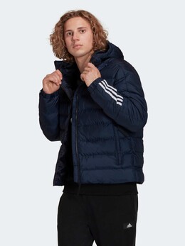 Adidas: Синяя куртка 