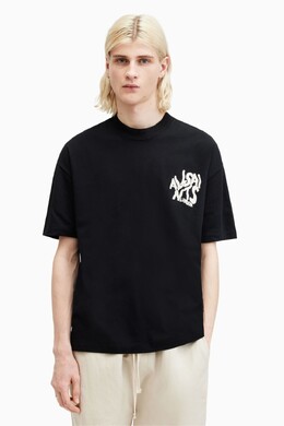 Allsaints: Футболка  All Saints с коротким рукавом