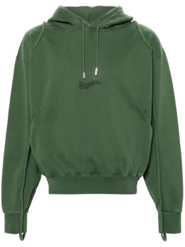 Jacquemus: Зелёная толстовка 