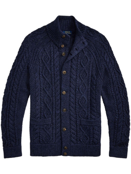 Polo Ralph Lauren: Синий кардиган 