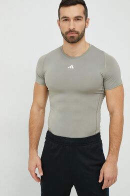 adidas Performance: Бежевая футболка 