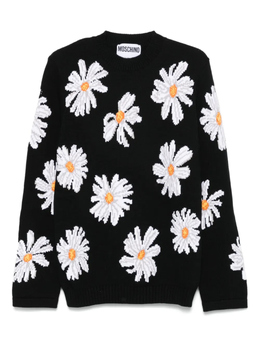 Moschino: Жаккардовый свитер 