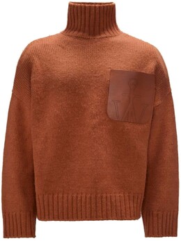 JW Anderson: Коричневый свитер  Anchor