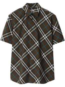 Burberry: Рубашка в клетку 