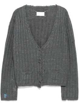Maison Margiela: Серый кардиган 