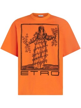 Etro: Футболка с принтом 