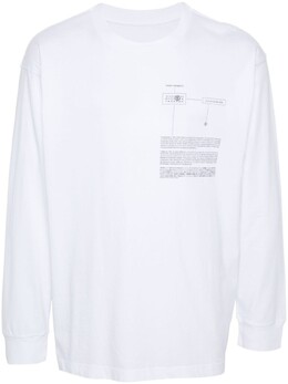 MM6 Maison Margiela: Белая футболка 