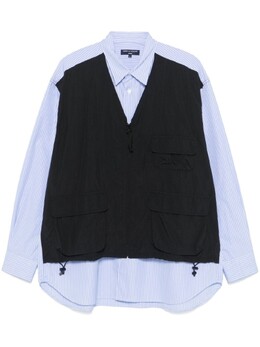 Comme des Garçons: Рубашка в полоску 