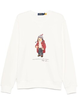Polo Ralph Lauren: Белая толстовка 