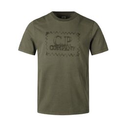 C.P. Company: Зелёная футболка 
