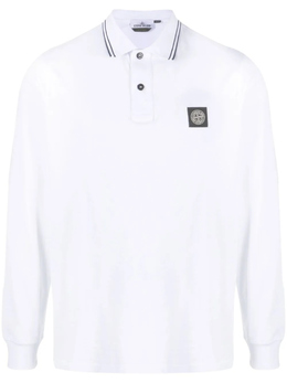 Stone Island: Белая рубашка  Compass