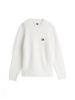 Tommy Jeans: Белый свитер 