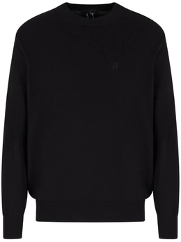 Armani Exchange: Чёрный свитер 