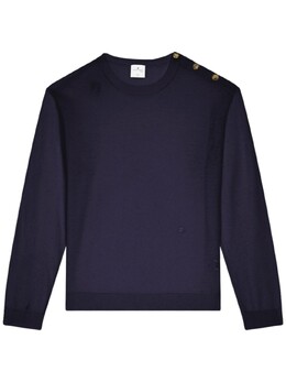 Courreges: Синий свитер 