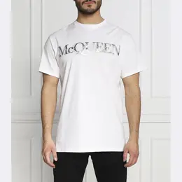 Alexander McQueen: Белая футболка 