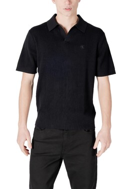 Calvin Klein Jeans: Чёрное поло 