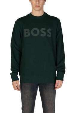 BOSS: Зелёная толстовка 