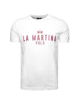 La Martina: Белая футболка 