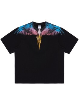 Marcelo Burlon County Of Milan: Чёрная футболка 
