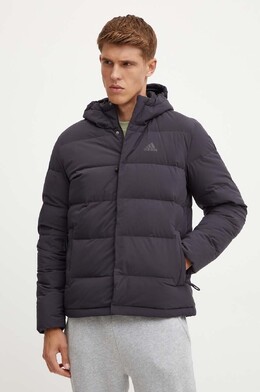 Adidas: Чёрный пуховик 
