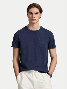 Polo Ralph Lauren: Синяя футболка 