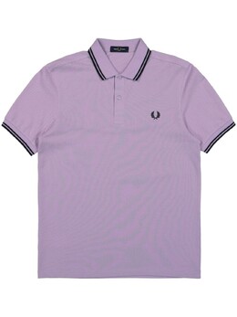Fred Perry: Фиолетовая рубашка 