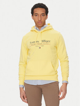 Tommy Hilfiger: Жёлтая толстовка 